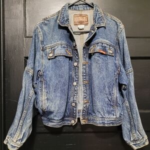 Retro Jordache denim jacket. Women's large